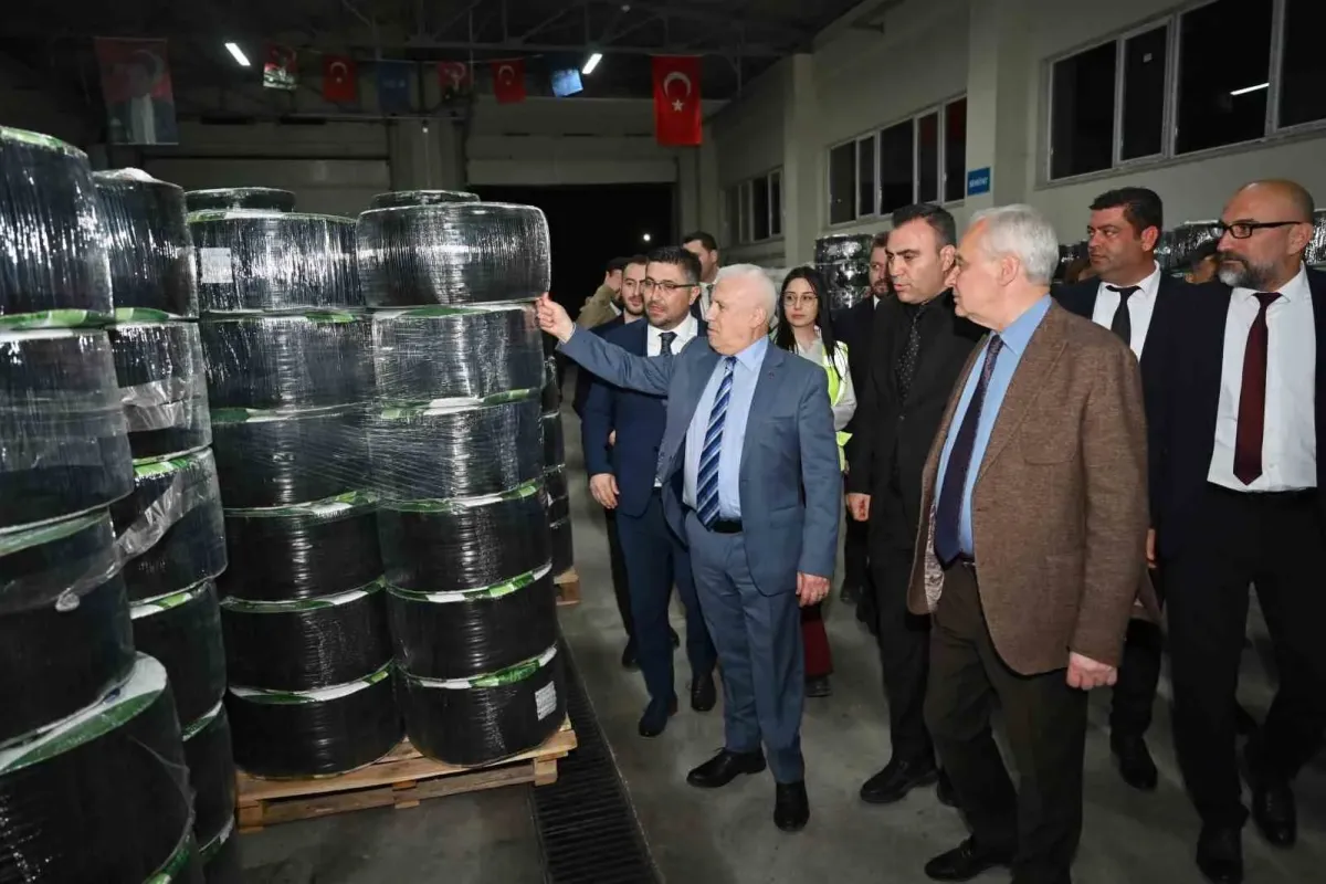 Bursa Büyükşehirden yüzde 50 hibeli sulama borusu desteği