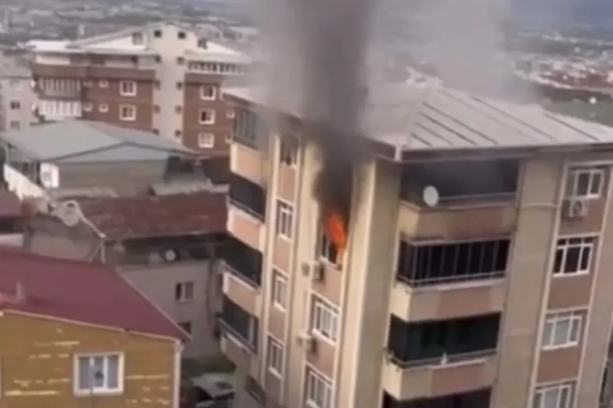 Alevler daireyi sardı, ekipler seferber oldu!