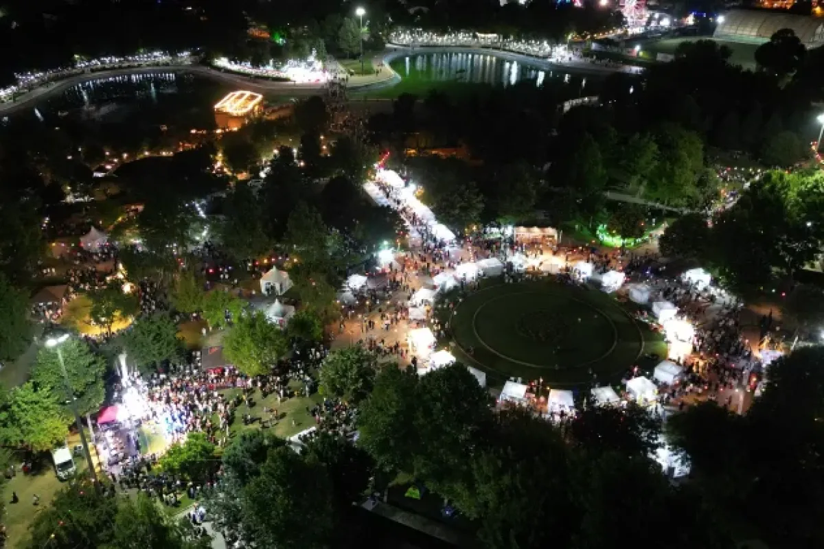 İnegöl Kültür Festivali'nde Ses Krizi! Kafkas Derneği Çadırını Kapattı