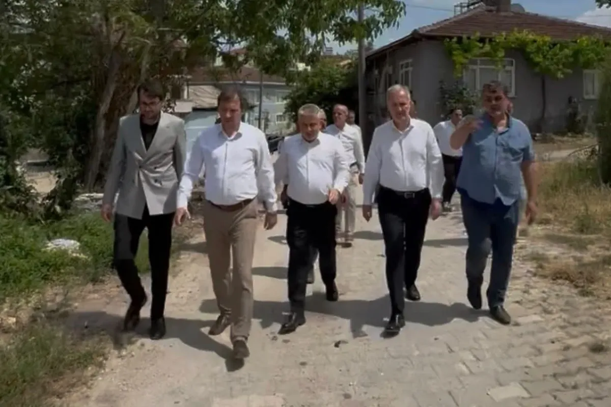 İnegöl Belediyesi kırsalda üst yapı hamlesini sürdürüyor