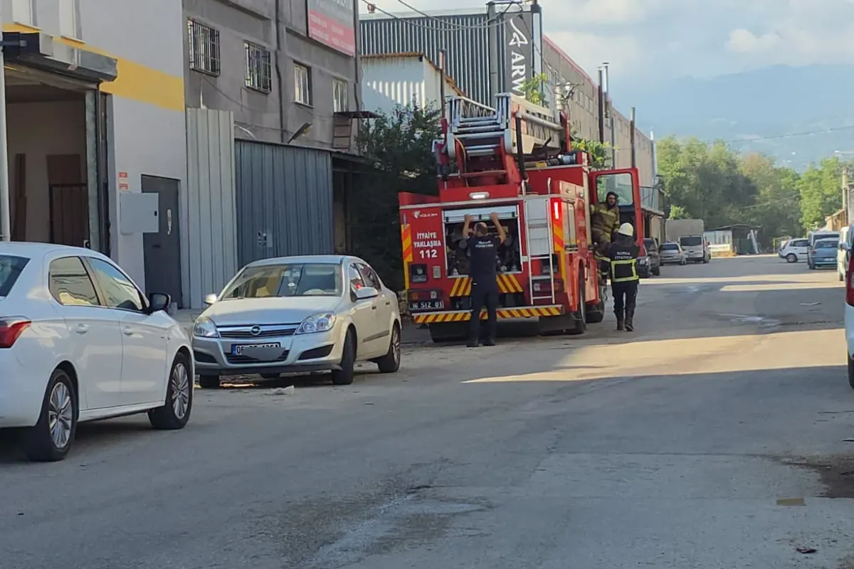 İnegöl'de yangın çıktığı zannedildi, gerçek bambaşka çıktı!