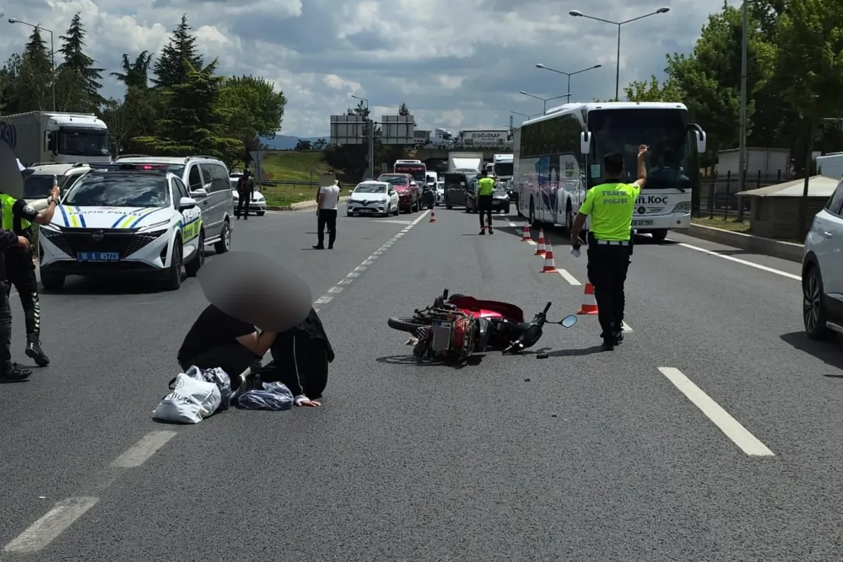 İnegöl'de can pazarı! Yaklaşık 10 metre boyunca sürüklendiler