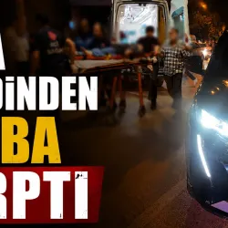 İnegöl'de Yaya Geçidinde Kadına Otomobil Çarptı!