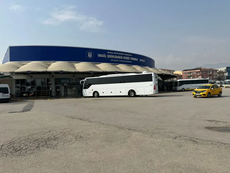 Ramazan Bayramı öncesi İnegöl otogarında son durum Ramazan Bayramı öncesi İnegöl otogarında son durum