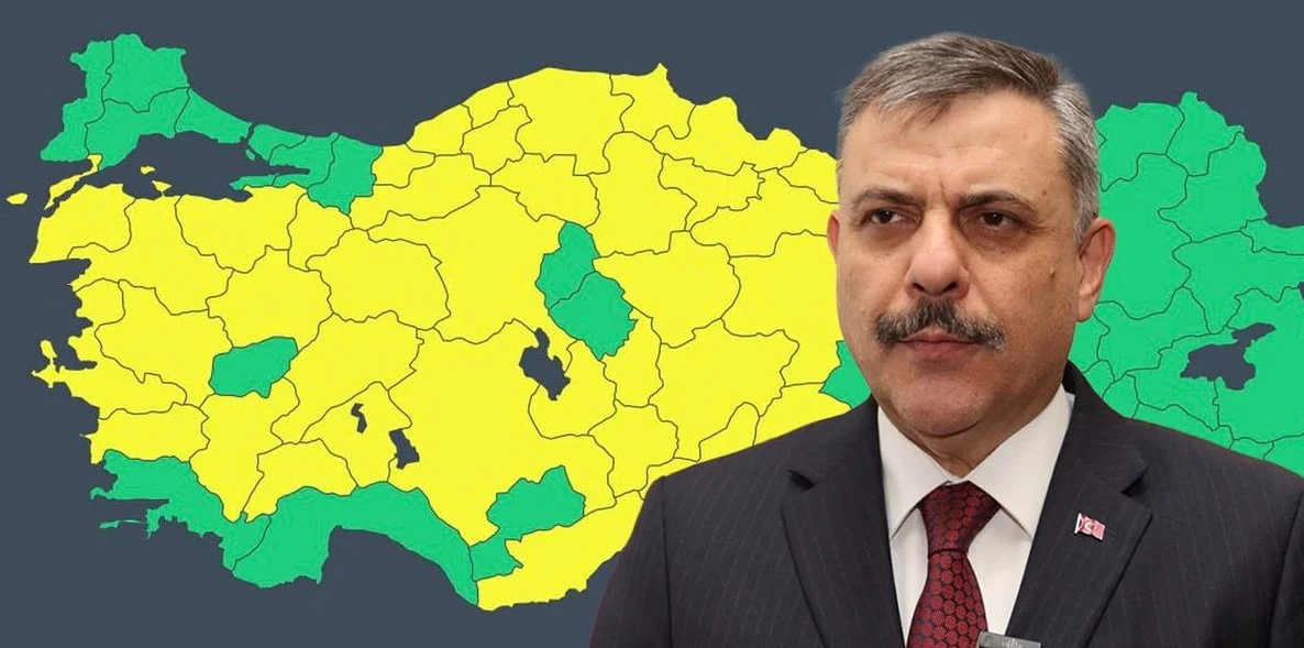 Bakanlık Harita Paylaştı! İnegöl İçin Kuvvetli Yağış Uyarısı