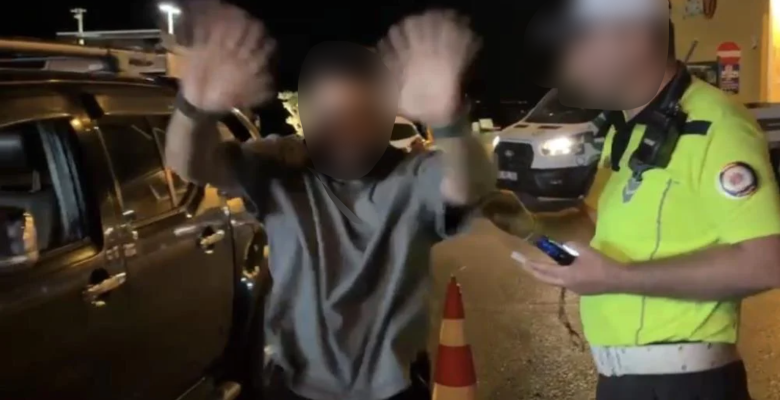 Trafik denetiminde sevinçten havalara uçtu! İşte sebebi